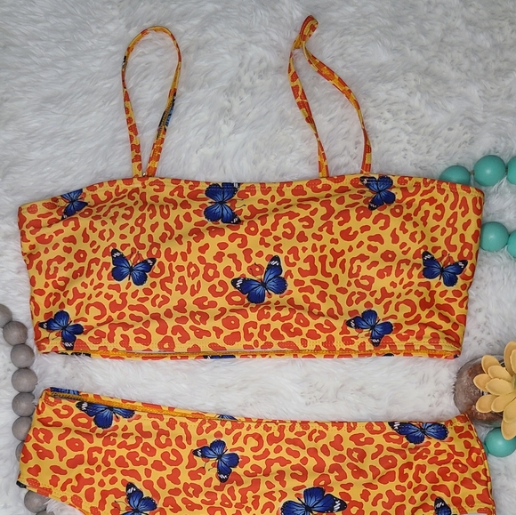 Shein Leopard Print Butterfly Bikini - Picture 5 of 8